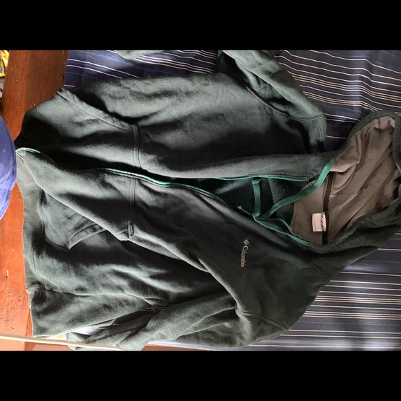 Green Columbia zip up - Picture 1 of 3